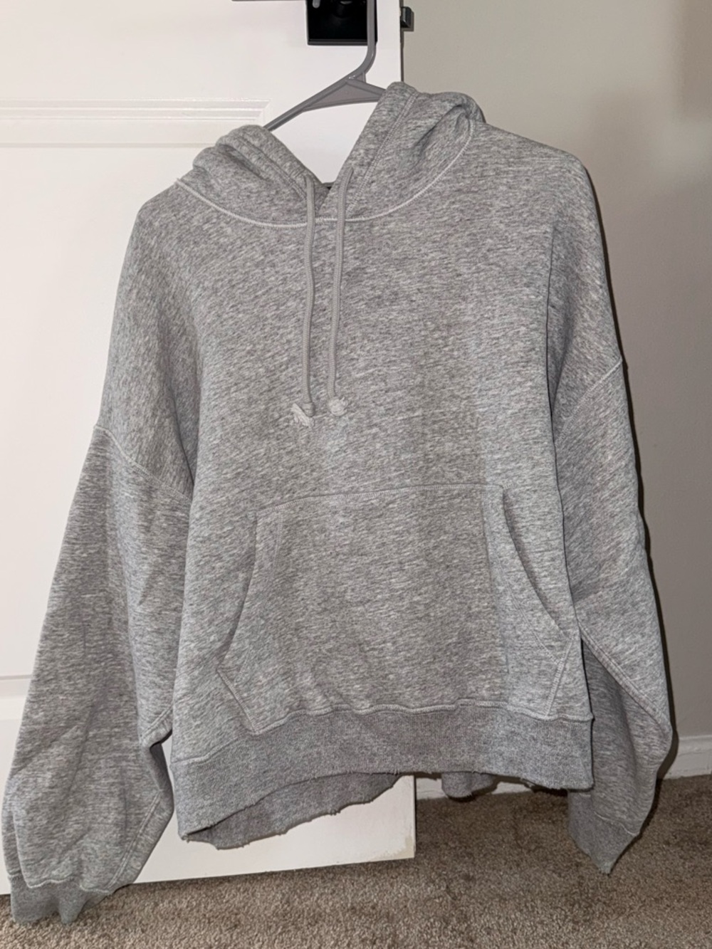 Abercrombie & Fitch Cropped Popover Hoodie